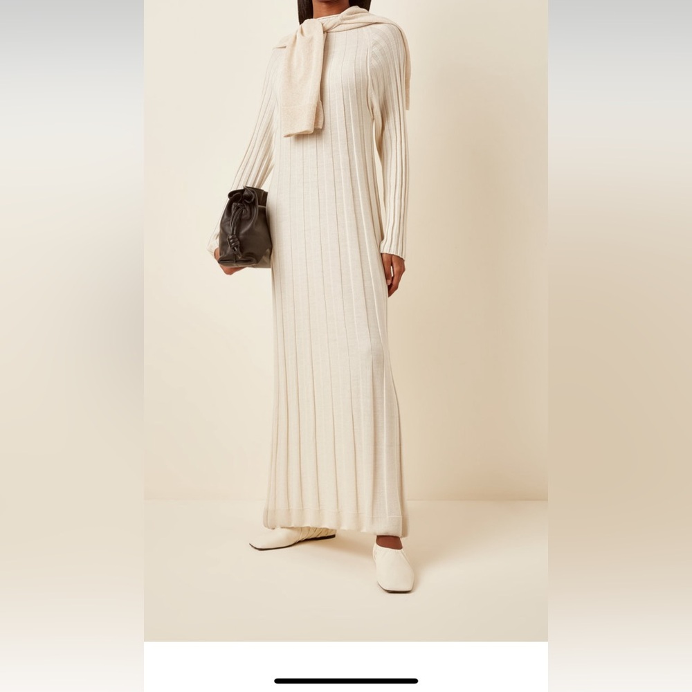 Le17 Septembre Ribbed Knit Maxi Dress